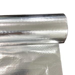 Flame Retardant Aluminum Foil Woven Fabric Heat Reflective <strong>Thermal</strong> <strong>Insulation</strong> Shield For Fireproof Building Curtain Wall - Product Image 4