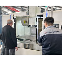 Centro de Mecanizado Vertical CNC Automático de Alta Precisión SHENGHUAN VMC 1370 BT50/BT40, Controlador FANUC, ATC de 24 Herramientas, ISO CE