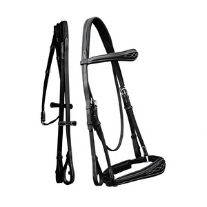 Brida para Caballo Hecha a Mano de Cuero Suave Personalizable de Alta Calidad, Estilo Inglés, Tamaño 2x3x2m para un Montar Cómodo en Entrenamiento - Product Image 2