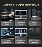 Autoradio Android 12 avec écran tactile de 8,8 pouces, 2+32 Go, pour BMW Série 3 F30 F31 F34 F35 Série 4 F32 F33 F36, navigation GPS pour voiture