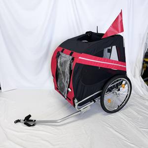 Remorque de vélo pour animaux de compagnie Vélos Chien Remorque Pliante Camper Remorque Pet Cart Vélo Wagon Cargo Carrier Attachement Pour Voyage - Product Image 5