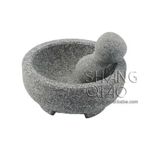 Mortero de granito de piedra Natural, conjunto de mazo con Tejolote, proveedor directo de fábrica - Product Image 6