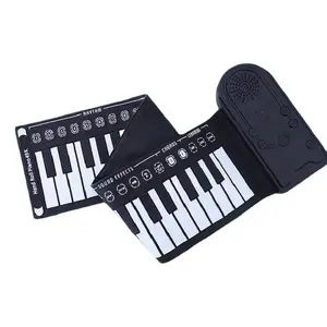49 touches avec haut-parleur enroulable portable et pliable dans les pièces de clavier de piano numérique oem