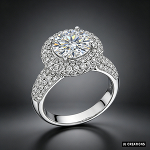 Anillo de Boda Personalizado de Oro Sólido de 14K, S925/10K/14K/18K, con Diamante Cultivado en Laboratorio de 1.5 Quilates, Corte Brillante, Calidad VVS-VS, para Fiesta - Product Image 2