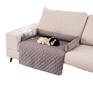 Nueva llegada antideslizante inferior ultrasónico acolchado sofá cubierta PP algodón mascota cama Protector impermeable Color sólido para caja - Product Image 1