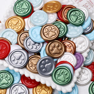 Sceaux de cire avec empreintes de pattes en relief pour les invitations de mariage et la décoration des emballages cadeaux - Product Image 3