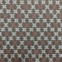 Tissu tricoté jacquard en fil teint (TR SP) Poly Rayonne Spandex, motif quadrillé alphabet tweed, 380 GSM, pour jupes et vêtements de costume