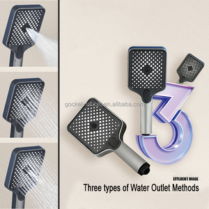 China Sanitary Ware Ajustable Multifunción Montado en la <span class=keywords><strong>pared</strong></span> Piano Key LED Rain Baño Ducha Set Mezclador de Ducha - Product Image 6