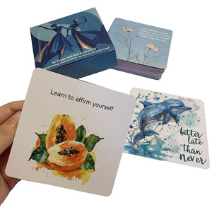 Carte di affermazione con potere personalizzato 50 pezzi forte Aura amore <span class=keywords><strong>te</strong></span> <span class=keywords><strong>stesso</strong></span> carte da gioco affermazione - Product Image 2