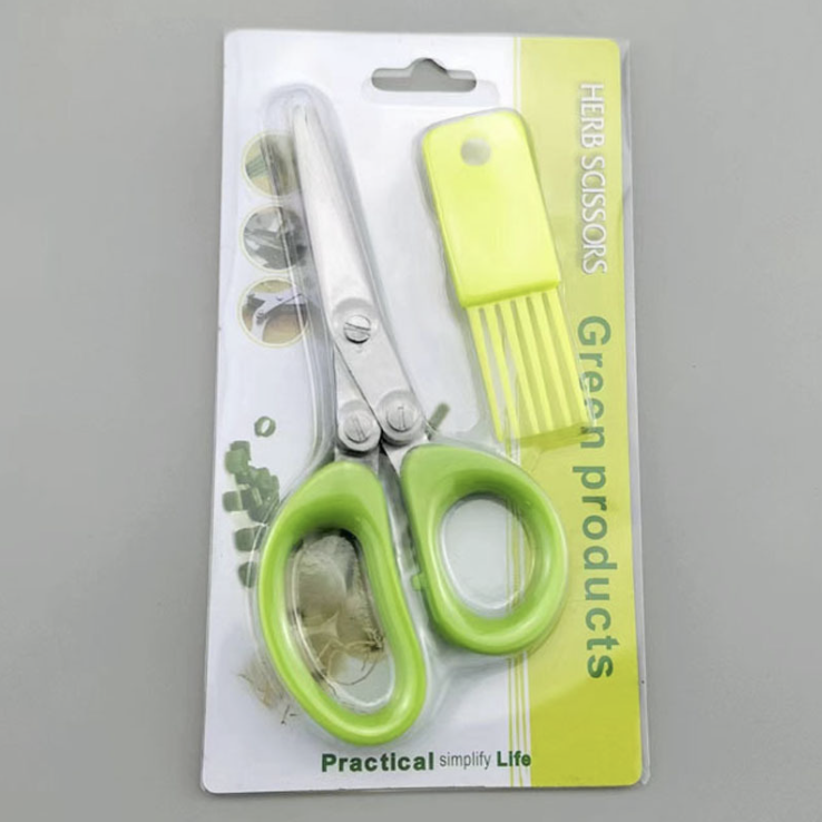 Embalaje de tarjeta enchufable de tres capas verde con cepillos