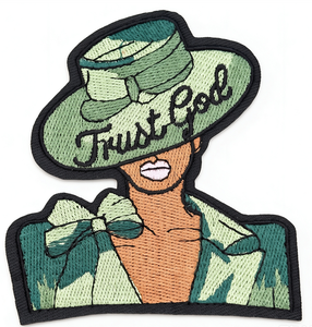 Patch Ricamate 'Pray Gril God Dont Play About <span class=keywords><strong>Me</strong></span>' Bestseller, Accessori Termoadesivi <span class=keywords><strong>per</strong></span> Abbigliamento/Giacche/Pantaloni/Scarpe - Product Image 3