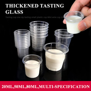 25Ml 30Ml Wegwerp Melktheekop Plastic Bubble Theekopjes Pmaterial Wegwerp Plastic Medische Maatbeker - Product Image 4