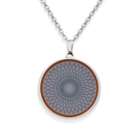 Pendentif Lava Quantum Vintage pour Homme, Bijou Bio Énergétique, Prix Compétitif