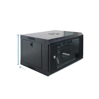Armoire réseau métallique 6U 19 pouces, petit rack de serveur Internet pour centre de données, armoire de serveur informatique murale