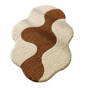 Alfombra de Lana de Alta Calidad Hecha a Mano, de Pelo Corto, Resistente a las Manchas, para Sala de Estar, Cocina, Oficina, Oración ITHL - Product Image 1