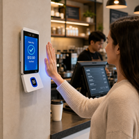 Terminal interactif IA Letine 8 pouces avec reconnaissance faciale et veineuse, écran tactile LCD Android, fabrication OEM/ODM directe