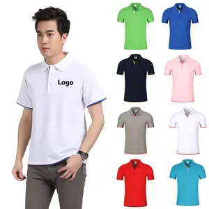 Uniformes con logotipo de impresión personalizada para equipo de empresa, camisas de trabajo personalizadas de manga corta, bordadas, Unisex