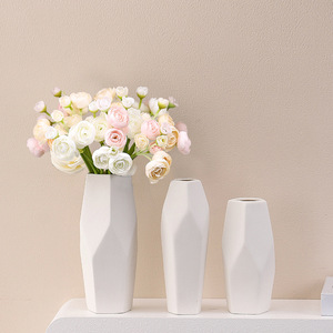Nouveauté, vase en céramique au design créatif de forme géométrique pour le salon, la table à manger, décoration de fleurs séchées - Product Image 2