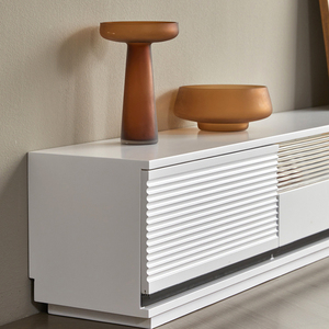 Meuble TV <span class=keywords><strong>suspendu</strong></span> en dalle de roche minimaliste moderne, combinaison de table basse, armoire de sol en bois massif de style luxe - Product Image 4