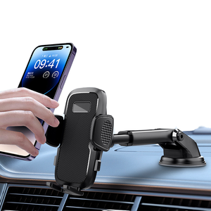 ที่ยึดโทรศัพท์มือถือในรถยนต์แบบหมุนได้ 360 องศา วัสดุ ABS ใช้ได้กับ iPhone พร้อมที่ยึดแบบพกพาสำหรับกระจกหน้ารถและแผงหน้าปัด - Product Image 1