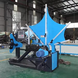 Hvac Carbon Steel Sheet Metal Spiral Pipe Making Forming Spiro Round Pipe Rollforming Machine