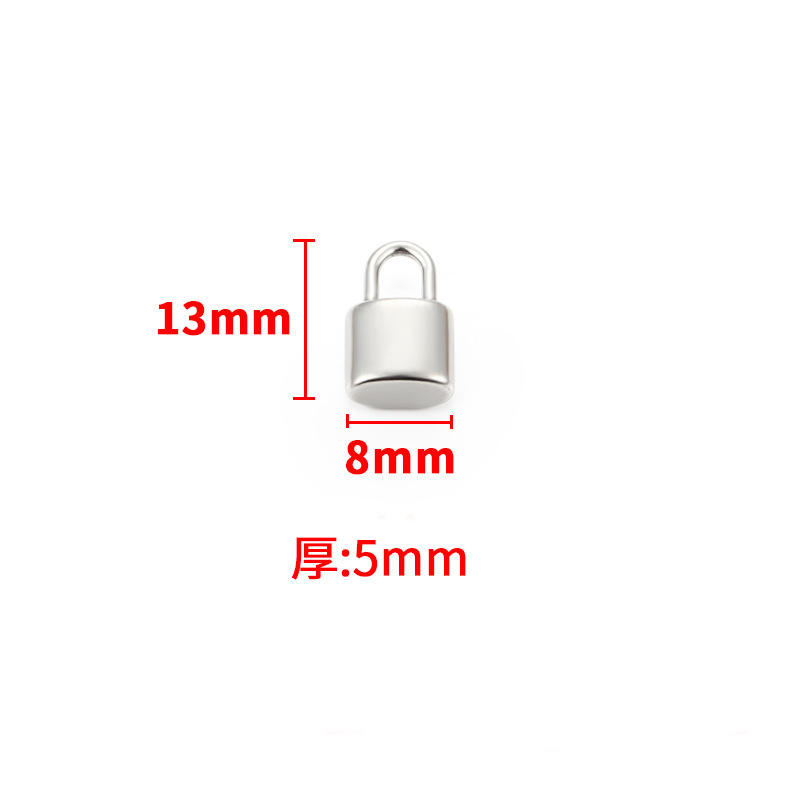 จี้ล็อคหัวเหล็ก8*13มม