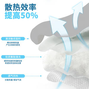 Alfombra Refrescante para Mascotas, de Seda de Hielo, Ovalada, Antideslizante, para Perros, 45x60cm, 50x70cm, 65x90cm, 85x120cm, Cama de Verano para Mascotas - Product Image 4