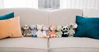 Collection de jouets en peluche 12 \ "Shay Koala ours en peluche Animal en peluche Super doux gris blanc porte-clés lavé Technique mignon PP