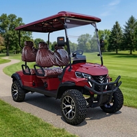 Contrôleur AC basse tension 60V pour voiturette de golf électrique 4 places, autonomie 90 km, pneus tout-terrain, certifié CEE