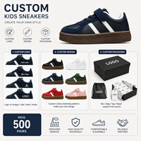 Chaussures de skate pour enfants personnalisées OEM ODM avec empeigne en daim, doublure en mesh, semelle intermédiaire en PU, semelle extérieure en TPR, toutes saisons
