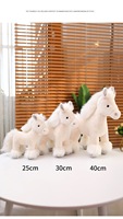 Peluches pour poulains personnalisées de haute qualité, jouets en peluche amusants, animaux simulés, cadeaux pour enfants, jouet en peluche pour point de vente best-seller
