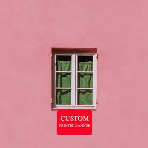 Bannières suspendues personnalisées en polyester écologique 16x32 pouces/40x80 cm, enseignes personnalisées pour l'extérieur et l'intérieur, fête d'anniversaire, numérique - Product Image 6