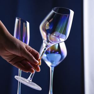 Flûte à champagne, bords en or, sans plomb, cristal soufflé à la main, décoration <span class=keywords><strong>de</strong></span> la maison, vin blanc, rouge, 1 pièce - Product Image 4