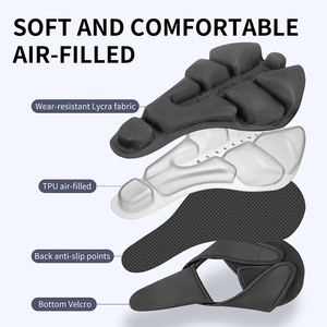 Nouveauté housse de siège de <span class=keywords><strong>vélo</strong></span> 3D Airbags coussin de <span class=keywords><strong>selle</strong></span> <span class=keywords><strong>vélo</strong></span> de route de montagne coussin de vessie d'air <span class=keywords><strong>gonflable</strong></span> souple pour <span class=keywords><strong>vélo</strong></span> - Product Image 5