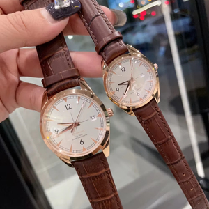 Reloj de Lujo de Alta Gama para Pareja, Movimiento Mecánico Automático, Correa de Acero Inoxidable, Cristal de Zafiro Digital, Resistente al Agua 100 Bar - Product Image 1