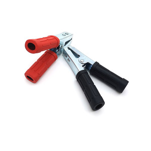 Изолированные крокодиловые зажимы, электрическая Автомобильная батарея, зажим, изоляция, металлический зажим крокодил с ПВХ сапоги