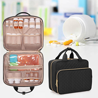 Trousse de Voyage Médicale Compacte pour Rangement et Organisation – Pochette de Rangement Médical et Outils