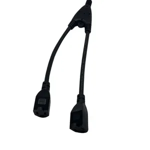 Power Cable assembly C14 connector IEC C14 male to female IEC C13 Power Extension Cord