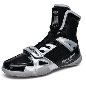 Zapatillas Profesionales de <span class=keywords><strong>Boxeo</strong></span> y Sanda para Niños y Niñas, Botas de Lucha Libre para Entrenamiento - Product Image 4