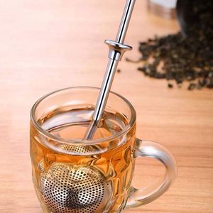 304 Stainless Steel Mesh <b>Tea</b> Infuser Ball Portable Telescopic Cylinder Eco-Friendly Herbal <b>Tea</b> Strainer Lid Loose <b>Tea</b> - Product Image 6