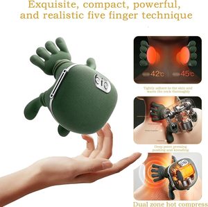 Dispositivo de Masaje para Hombros y Cuello N7 Master con Compresión Caliente y Presión de Dedos para el Músculo Deltoides y la Columna Cervical (Plástico) - Product Image 4