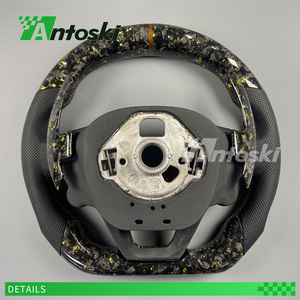 Volante de Fibra de Carbono Dorado Personalizado Estilo Latón con Pantalla LED Inteligente de RPM para Seat Cupra Formentor VZ <span class=keywords><strong>Leon</strong></span> <span class=keywords><strong>ST</strong></span> Tavascan Born - Product Image 5