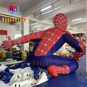Película de dibujos animados directa de fábrica Spiderman, modelo inflable de Spider-Man, Spiderman decorativo inflable a la venta - Product Image 5