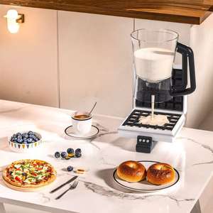 Wholesale Batter Separator Dispenser with Measuring Label Squeeze Handle for Pancake Cookie Cake Waffle Storage - Product Image 4