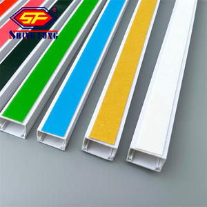Treo tường Cáp <span class=keywords><strong>Trunking</strong></span> <span class=keywords><strong>PVC</strong></span> điện hệ thống dây điện ống dẫn với chất kết dính - Product Image 3