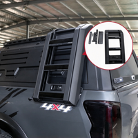 Support de marchepieds en acier au manganèse pour benne de pick-up, compatible avec le toit rigide et la boîte arrière, installation sans perçage, étanche, pour Ford Maverick