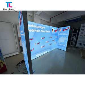 Vente en gros de toile de fond rétroéclairée Pop Up de 10x20 pieds, présentoir de salon professionnel SEG, équipement d'exposition, boîte d'éclairage publicitaire - Product Image 6