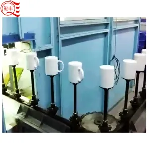 Ceramic Mugs Paint Spray Machine Plastic Cup Automatic Spray Painting Assembly Line Perfume bottle UV Spray Paint Line