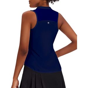 Camiseta sin Mangas para Mujer FOXA, 100% Poliéster, Secado Rápido, para Golf, Tenis, Pickleball, con Cuello y Diseño Racerback - Product Image 1