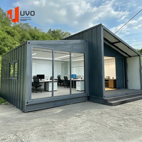 Villa préfabriquée moderne en acier léger, économique, portable, détachable, maison minuscule, bureau modulaire, hôtel